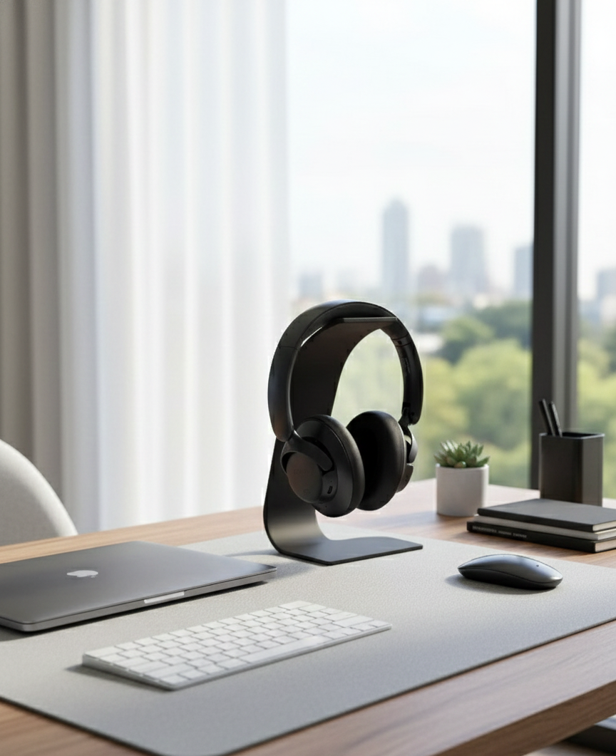 Soporte de auriculares de diseño